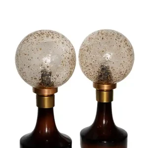 Oferta czasowa Para lamp stołowych Hustad, lata 60. Ceramika i szkło formowane Vintage