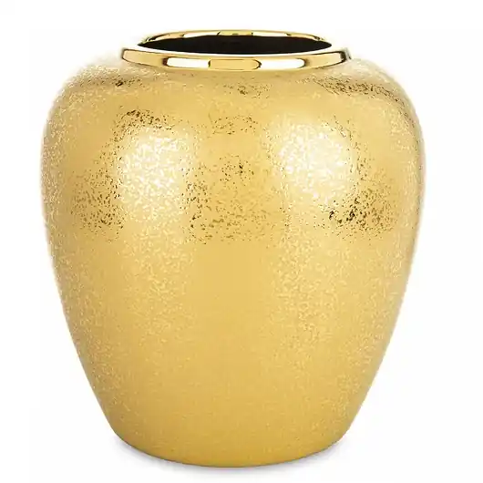 Ostatnie sztuki Wazon ceramiczny 21,5x20x20 cm MEEKE-2 złoty