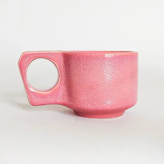 Porcelanowa Filiżanka Espresso Różowy Piwonia Łatwy zwrot
