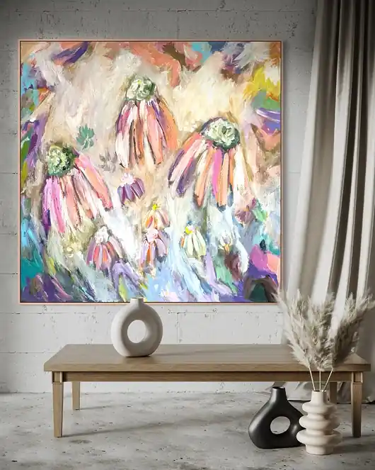 Obraz abstrakcyjny 100x100 cm Super okazja