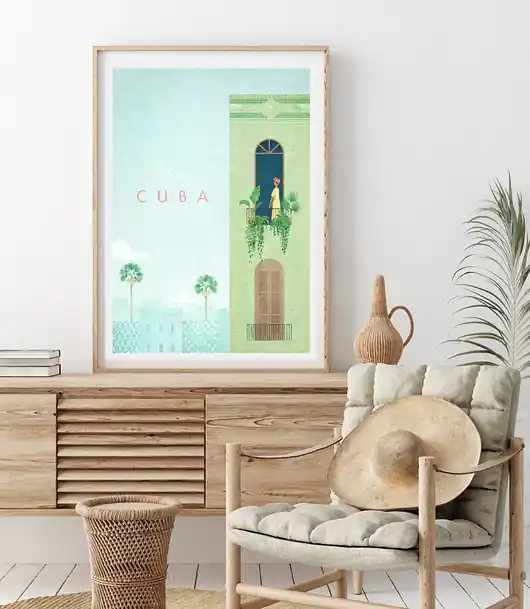Hawana - Kuba - vintage plakat 50x70 cm Zamów teraz