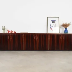 Bezpieczne zakupy Sideboard palisandrowy, duński design, lata 70, produkcja Dania