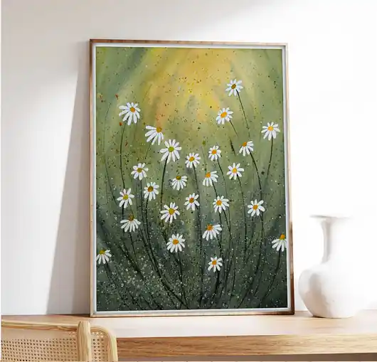 Oryginalna akwarela. Łąka 30x40cm Szybka dostawa