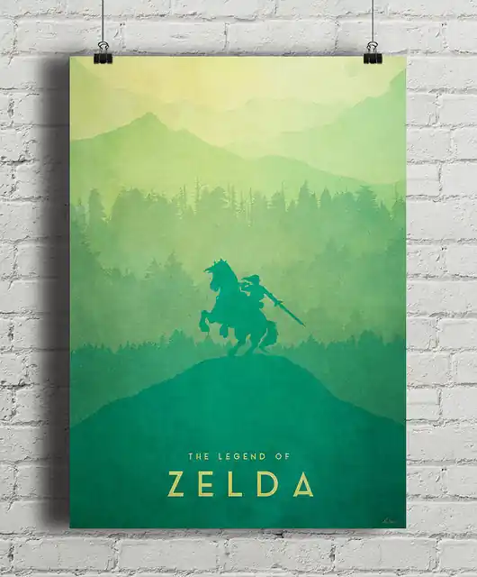 Plakat The Legend of Zelda Do wyczerpania zapasów
