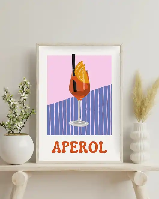 Oferta limitowana Plakat z drinkiem Aperol