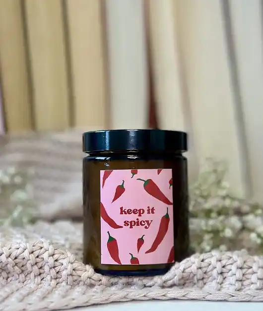 Świeca sojowa - keep it spicy Nowość