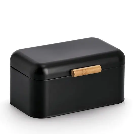 Kup online Chlebak metalowy 30,5x20,5x15,2 cm ZEPHIR czarny