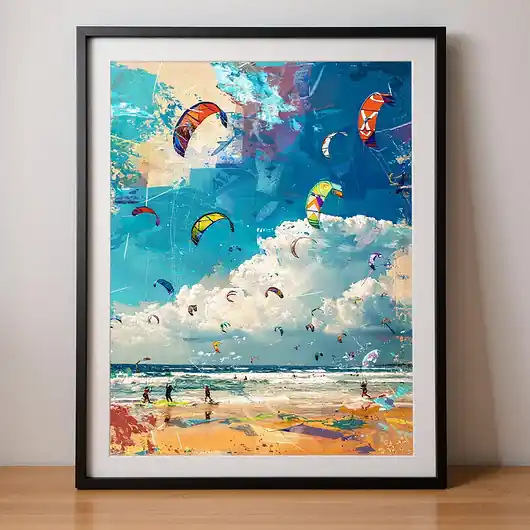 Okazja Plakat - Kite-surfers paradise