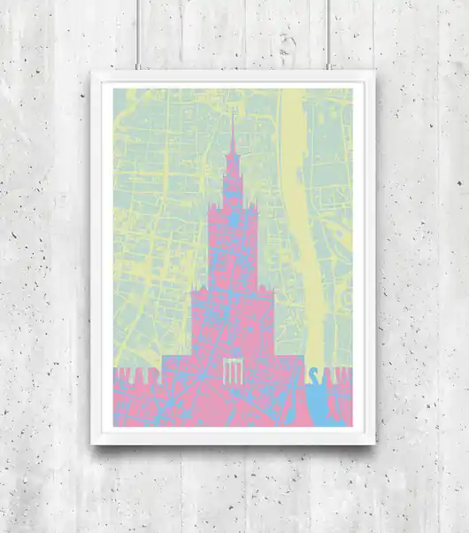 Plakat Warszawa - Pałac Kultury i Nauki Oferta czasowa