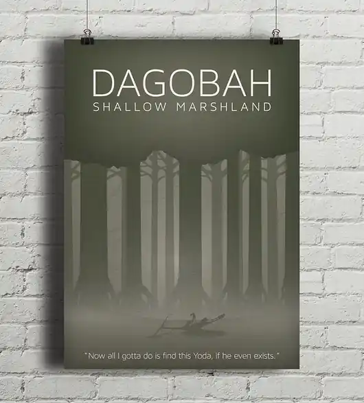 Plakat Star Wars - Dagobah - Gwiezdne Wojny Sprawdź teraz