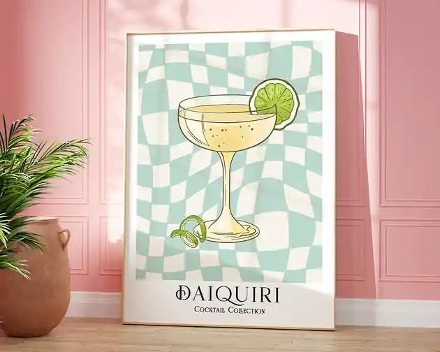 Plakat Kolekcja Koktajl Daiquiri Kup online