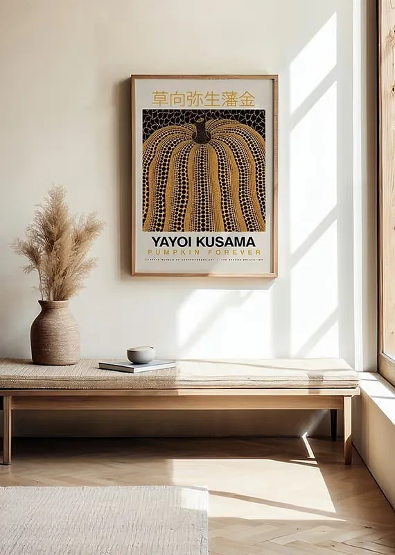 Plakat Dynia w złocie Kusama Najlepsza cena