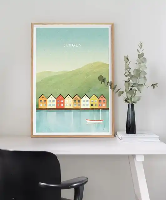 Plakat Bergen - Norwegia Do wyczerpania zapasów