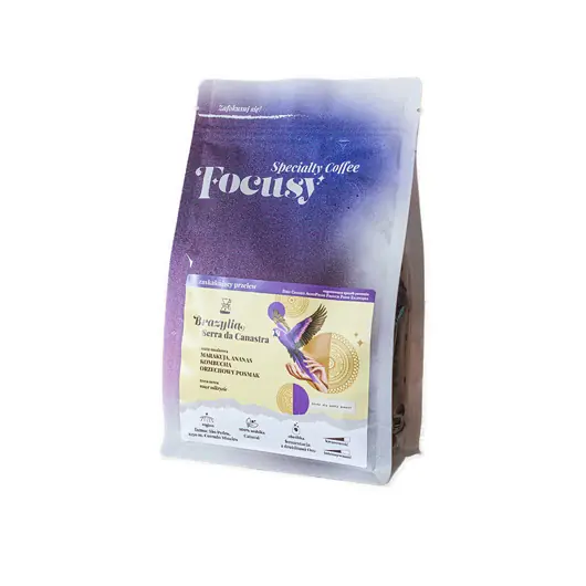 Kawa ziarnista BRAZYLIA Serra da Canastra zaskakujący przelew 250 g Okazja