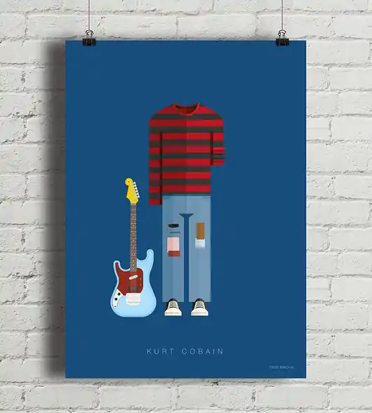 Ograniczona ilość Plakat Kurt Cobain