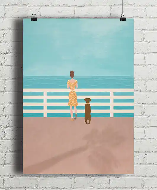 Plakat - Morska promenada Tani