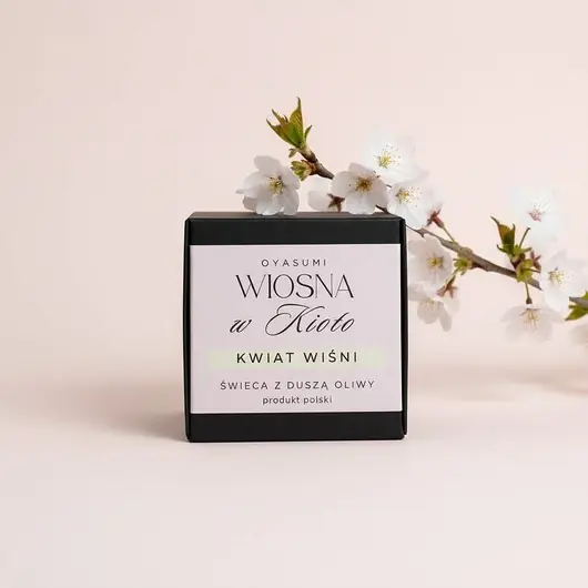 Bestseller Wosk z oliwek do kominka, sakura i migdał, Wiosna w Kioto Oyasumi