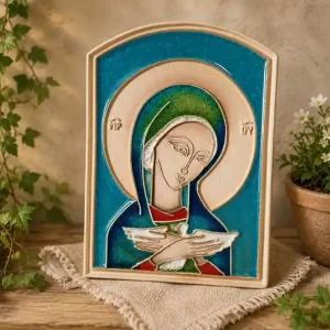 Hit sprzedaży Ikona ceramiczna obraz sakralny