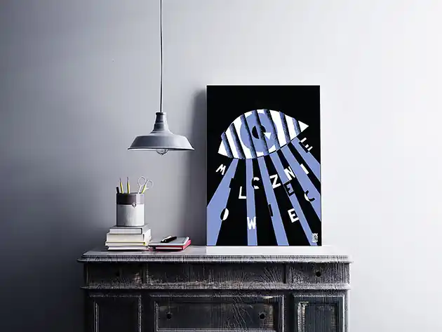 Plakat filmowy Milczenie owiec Bezpieczne zakupy