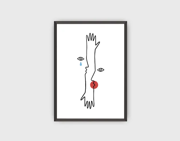 Plakat Couple Hands Popularny
