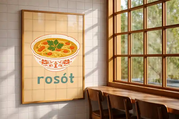 Plakat rosół Popularny