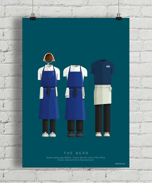 The Bear - plakat fine art Bestseller