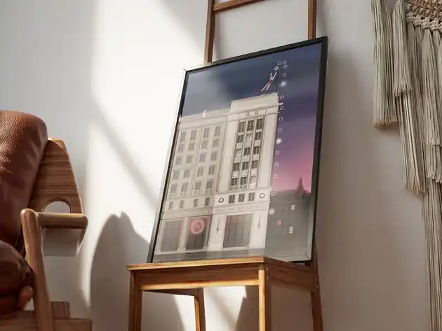 Plakat MDM, Plac Konstytucji- neon Siatkarka Ograniczona ilość