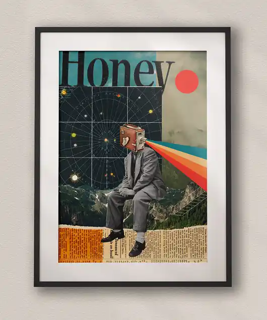 Plakat Wspomnienia - Kolaż Fine Art Super okazja