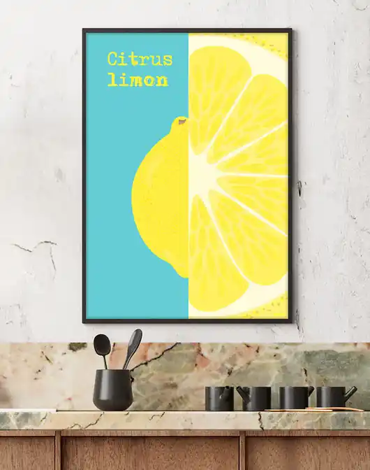 Oferta czasowa Cytryna - plakat fine art, giclee