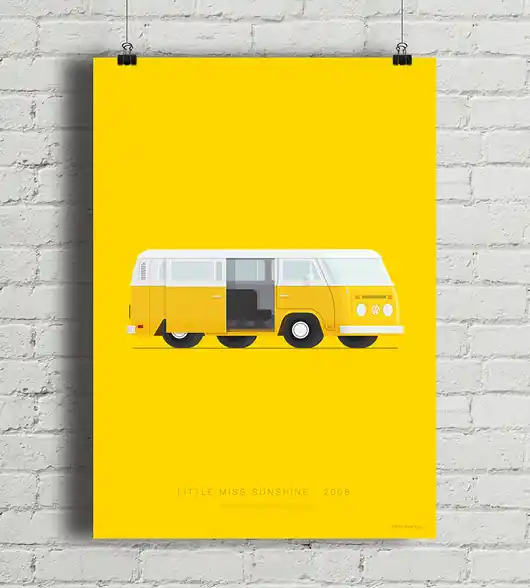 Dodaj do koszyka Plakat Little Miss Sunshine - VW Transporter