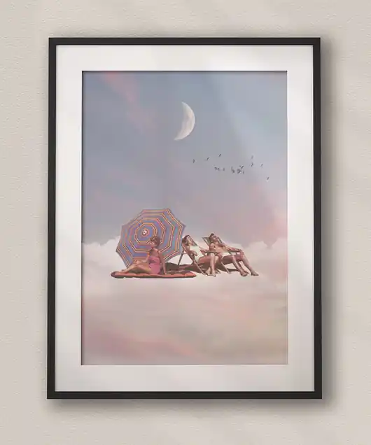 Darmowy zwrot Plakat Przyjaciele - Kolaż Fine Art