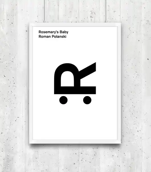 Rosemary‘s Baby - plakat typograficzny Dodaj do koszyka