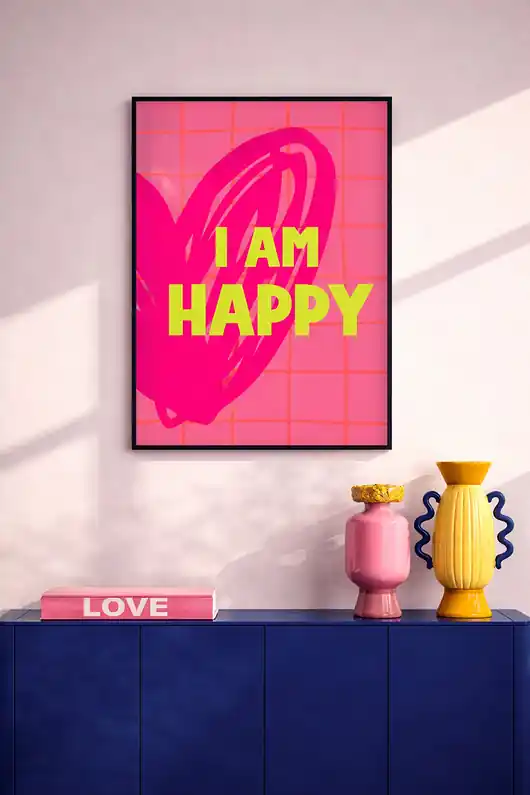 Wyjątkowa oferta Plakat I am happy
