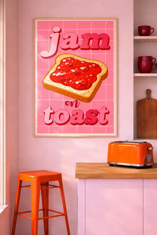 Zniżka Plakat Jam on toast
