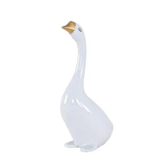 Figurka porcelanowa gęś, węgierski design, lata 60, produkcja Holloh Bezpieczne zakupy