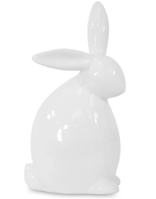 Zniżka Figurka - biały królik 20x11,5x8 cm TUPTEK