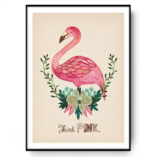 Zniżka FLAMING ilustracja drukowana