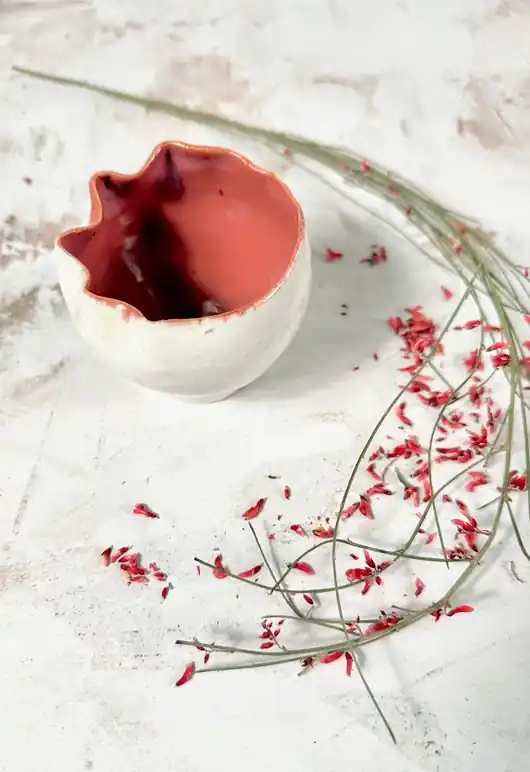 Niska cena Ręcznie robiona miseczka ceramiczna mała