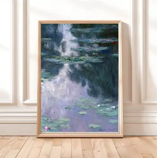 PLAKAT Monet, lilie wodne obraz, nenufary sztuka ścienna Tylko dziś