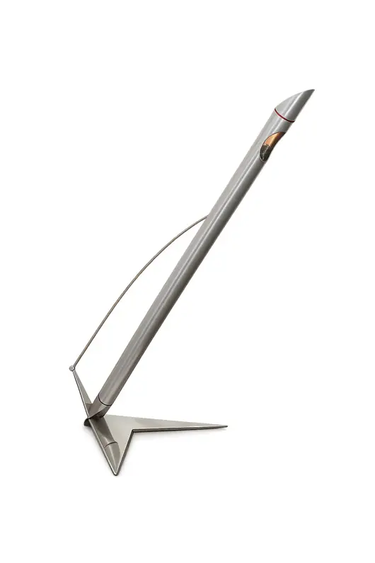 Bestseller Lampa Space Age lata 90 niklowany mosiądz aluminium 40 cm