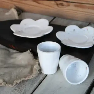 "Przedwiośnie" - 2 filiżanki do espresso Ostatnie sztuki