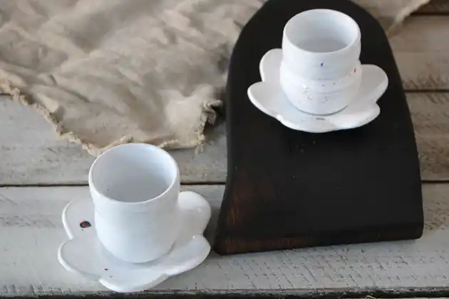 "Przedwiośnie" - 2 filiżanki do espresso Tylko do końca tygodnia