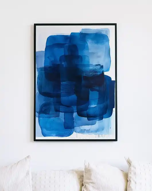 Zamów teraz Plakat - Blue splash