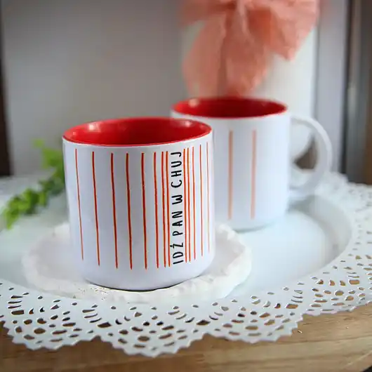 Wyjątkowa oferta Kubek Idź Pan w C*uj