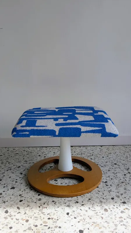 Podnóżek blue & white Promocja
