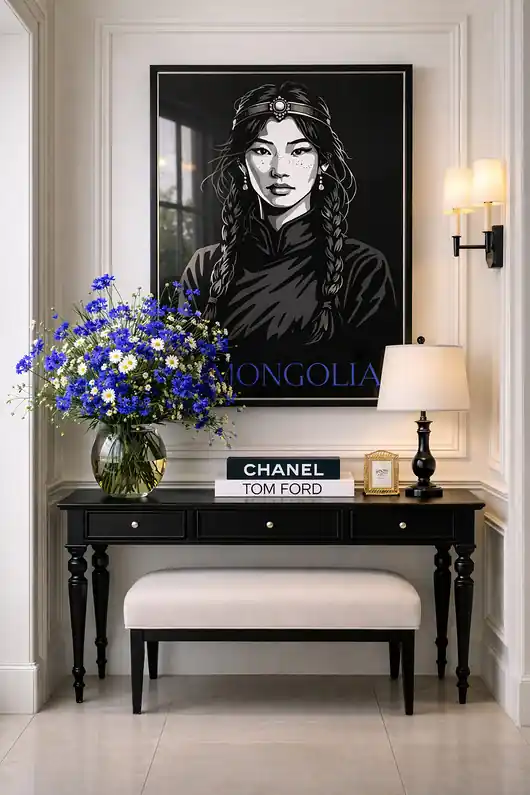 Plakat mongolska dziewczyna Najlepsza cena