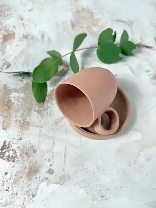 Szybka wysyłka Różowa filiżanka do espresso