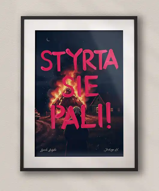 Plakat Styrta Się Pali - Klasyka Internetu - Lipinki Łużyckie Bestseller