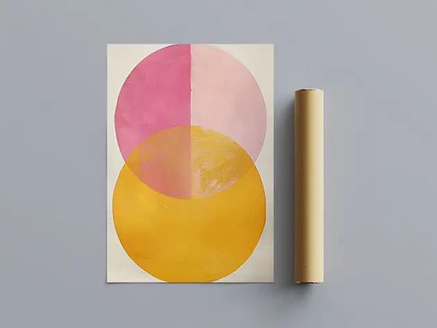 Wybór klientów Plakat - PINK orange