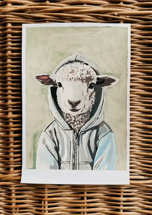 Obniżka ceny Kartka wiosenna "Beeeeee"